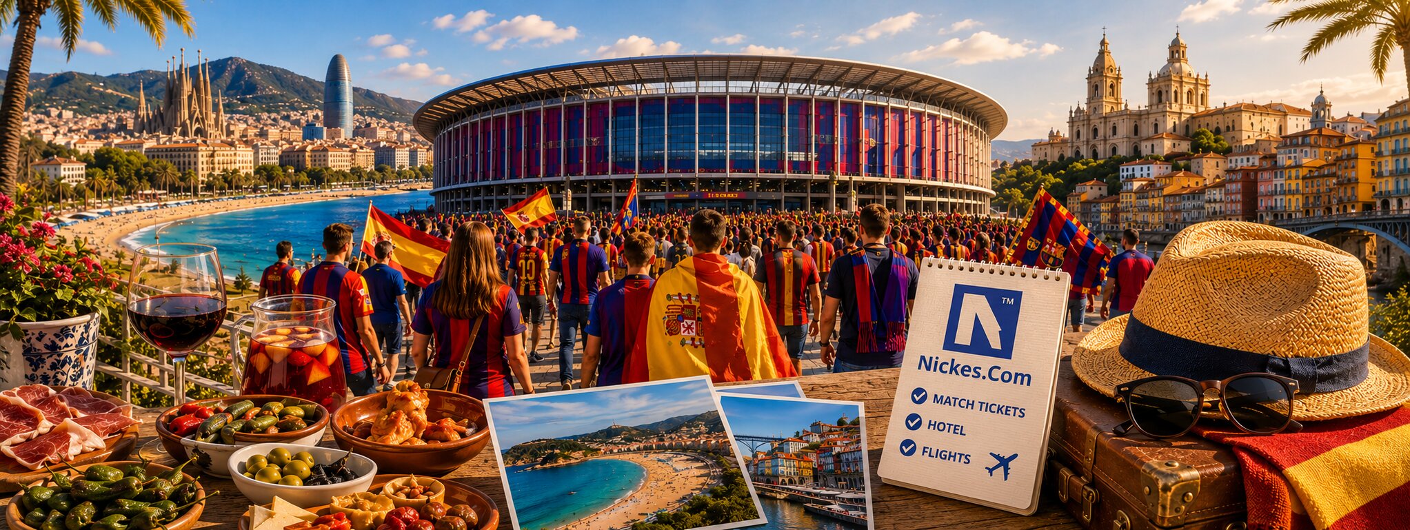 Spanien fotbollsresor 2026