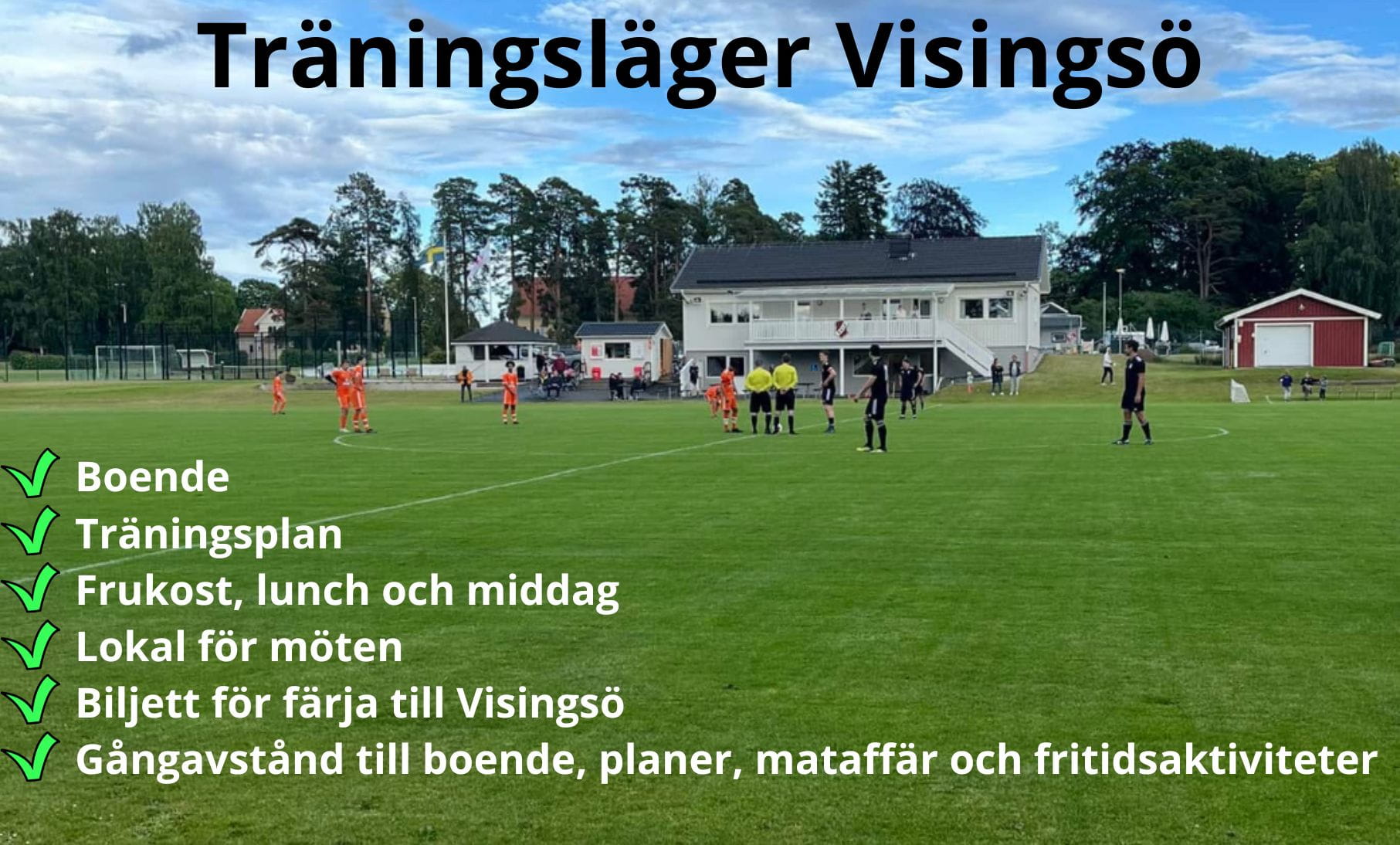 TRÄNINGSLÄGER FOTBOLL PÅ VISINGSÖ