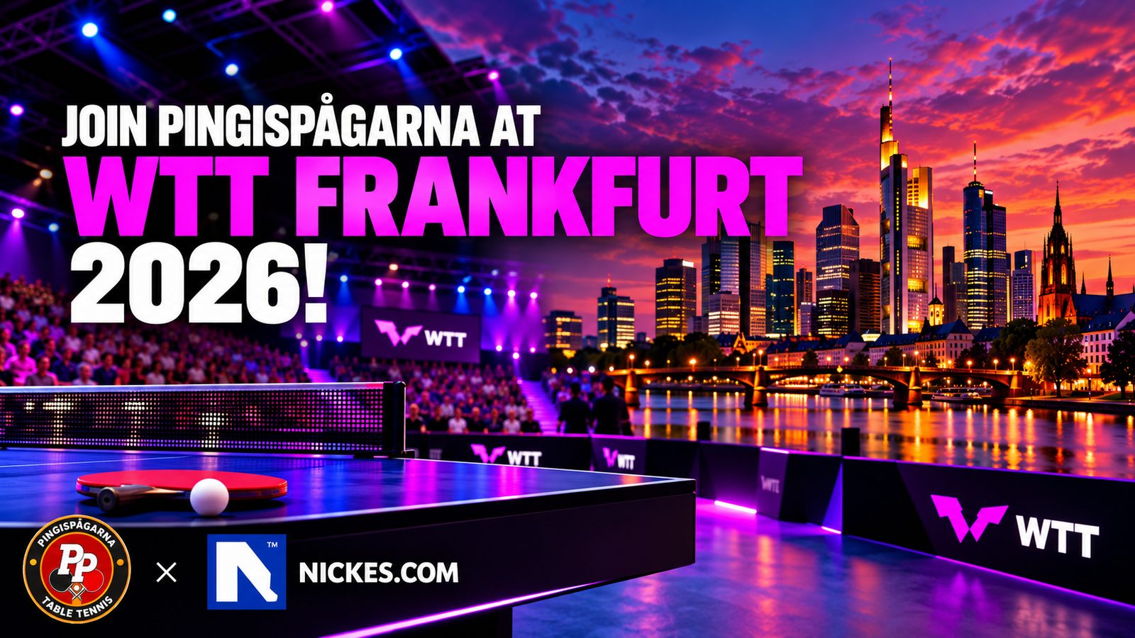 Pingispågarna at WTT Frankfurt 2026
